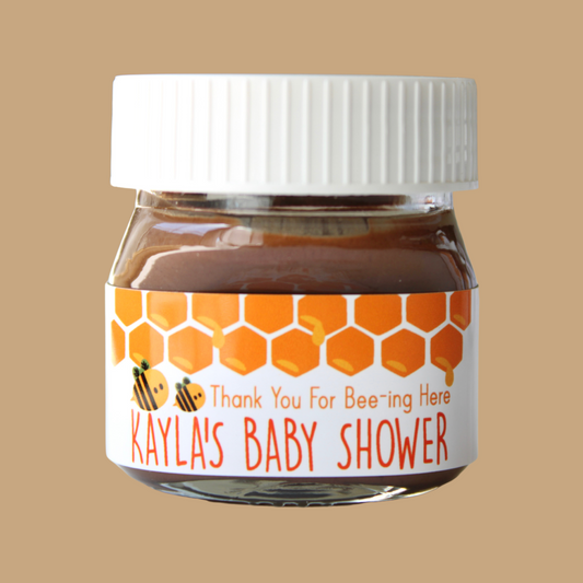 Honeybee Mini Nutella Jar Favours