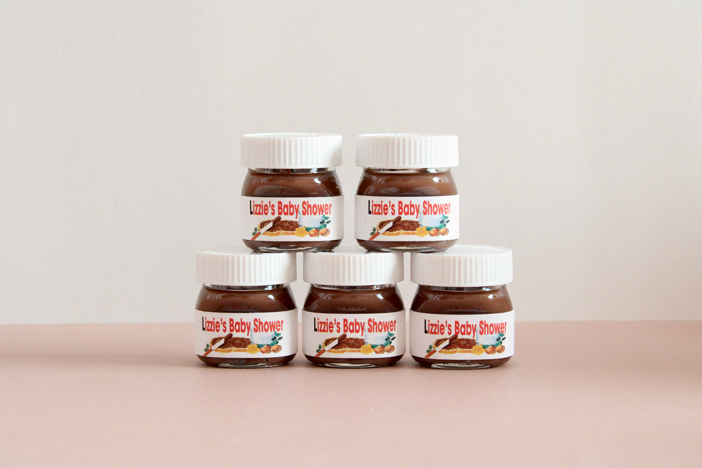 Personalized Mini Nutella Jar
