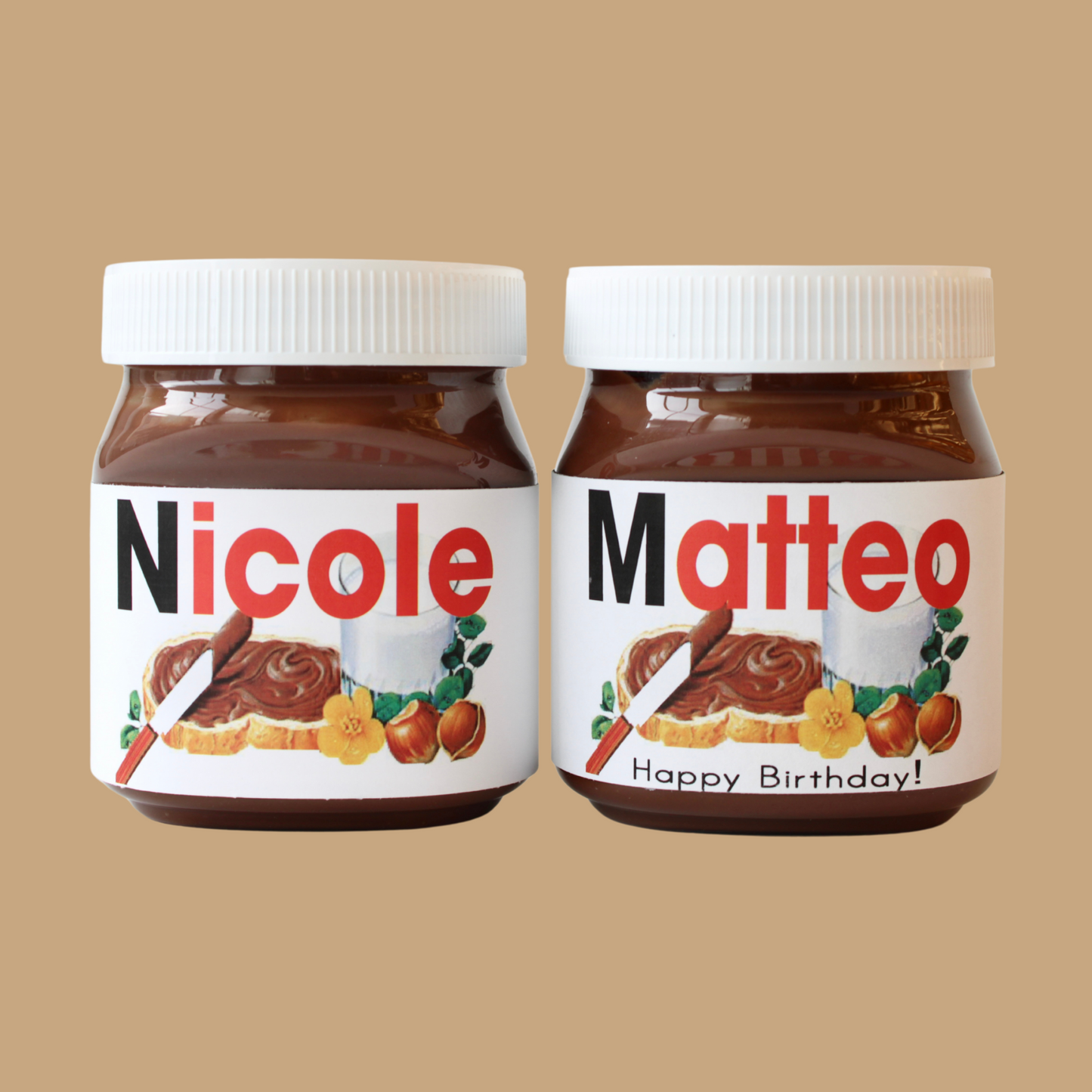 Personalized Regular Nutella Jar