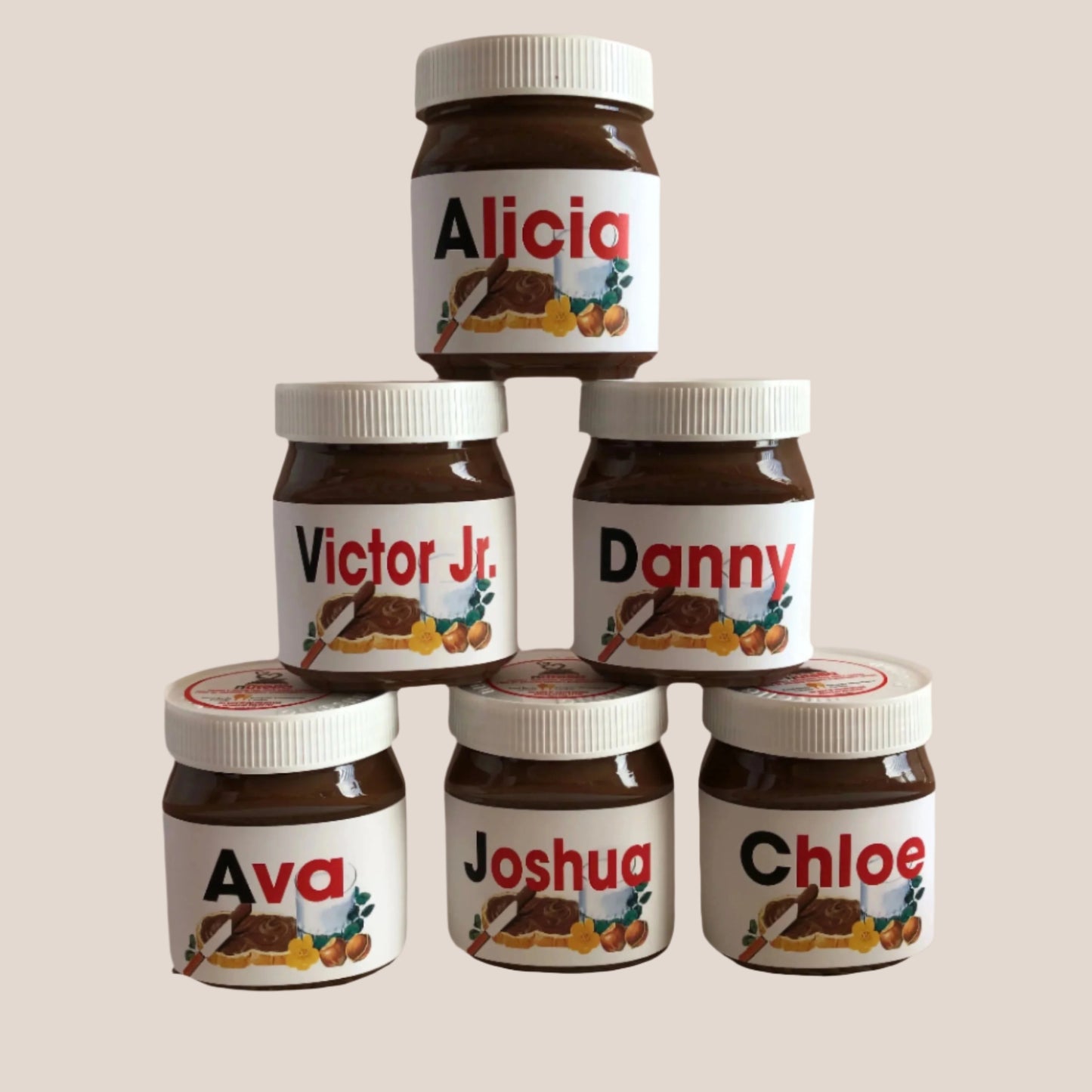 Personalized Regular Nutella Jar
