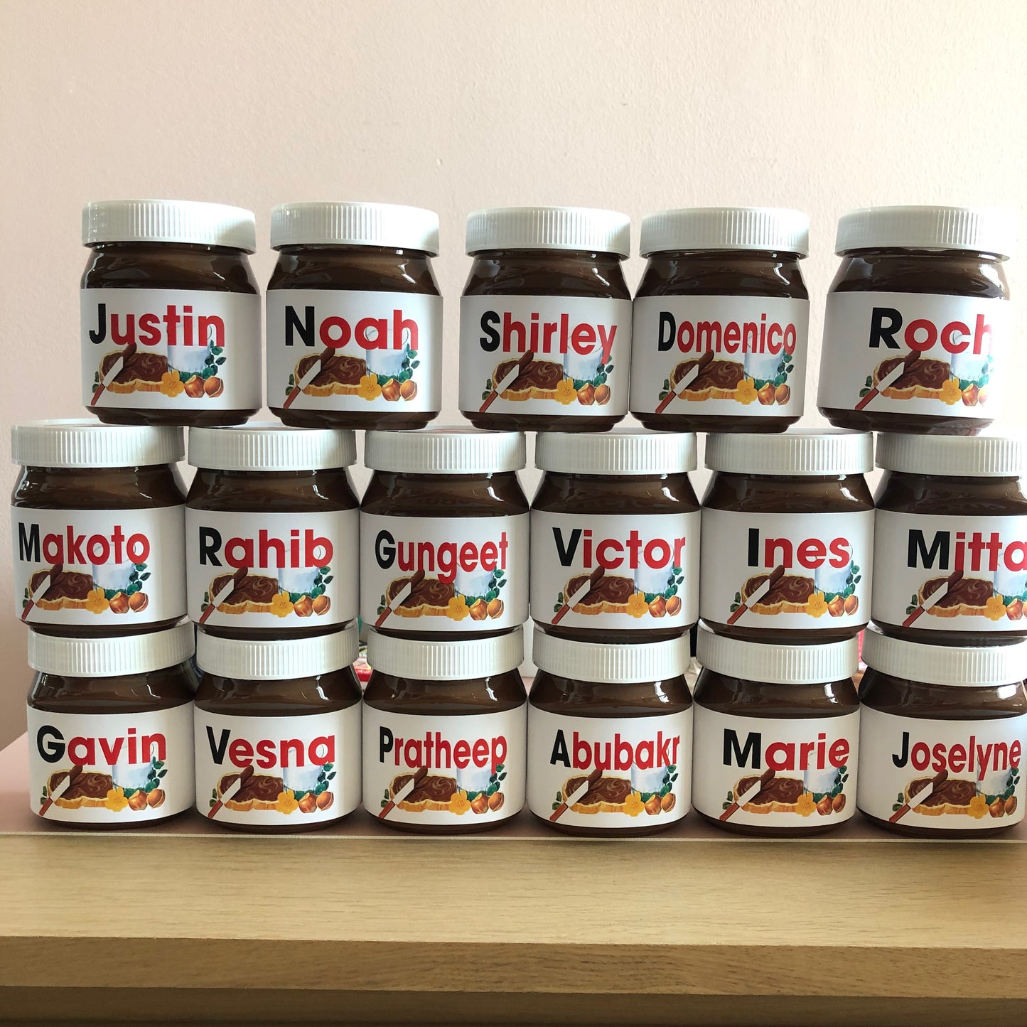 Personalized Regular Nutella Jar
