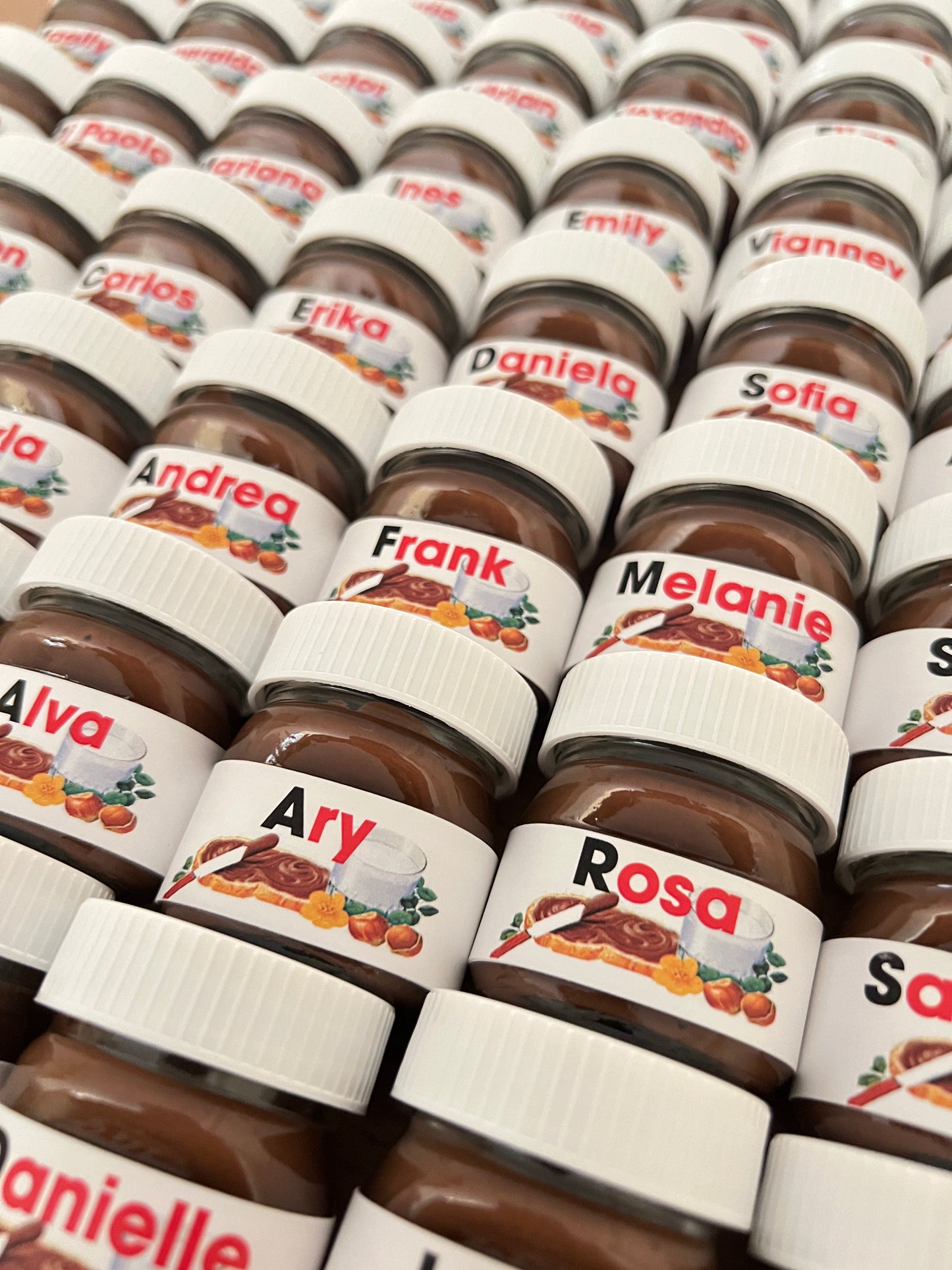 Personalized Mini Nutella Jar
