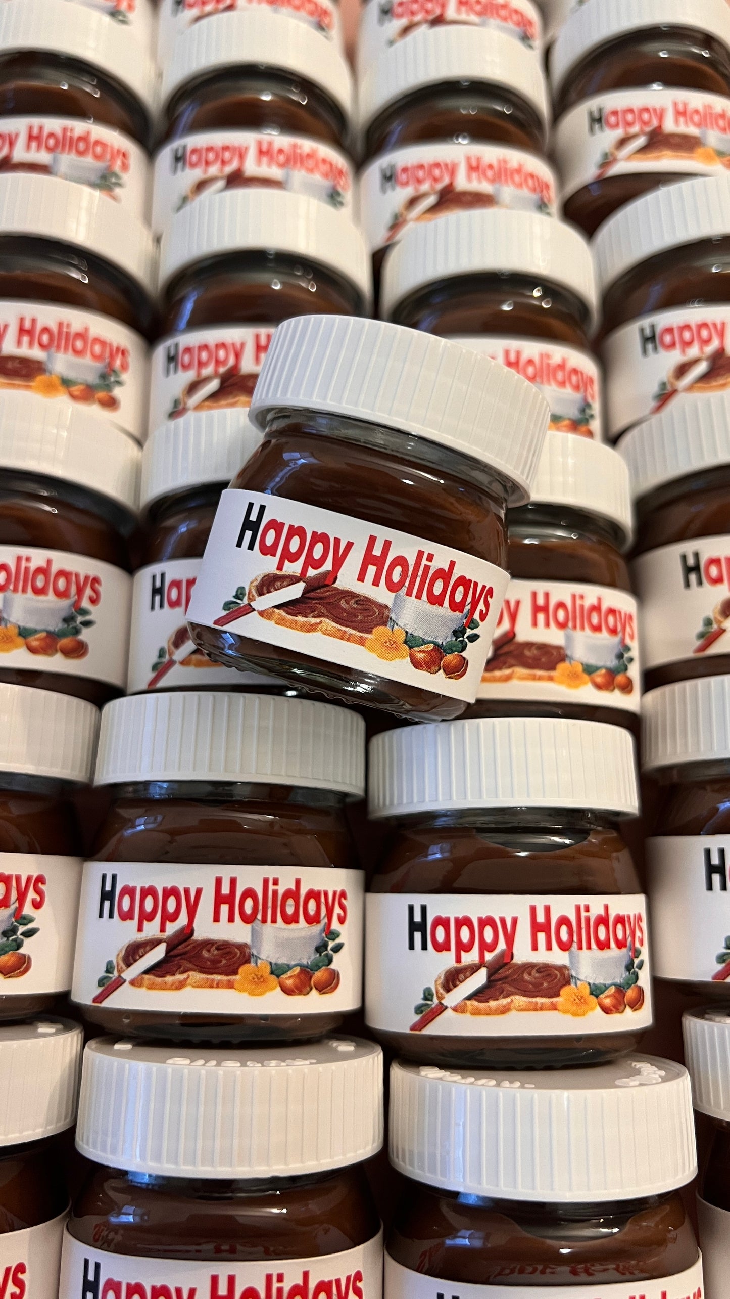 Personalized Mini Nutella Jar